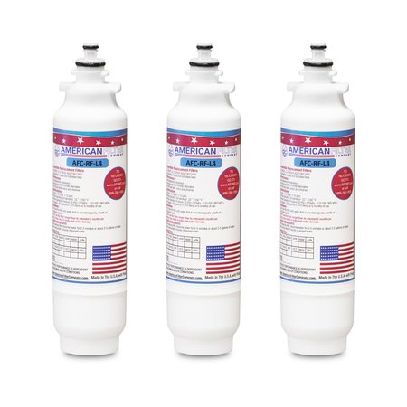 AFC Brand AFC-RF-L4, Compatible to LG LSXS26326S Refrigerator Water Filters (3PK) Made by AFC -  AMERICAN FILTER CO, LSXS26326S-AFC-RF-L4-3-73497